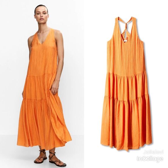 Mango Dresses & Skirts - Mango Textured skater dress